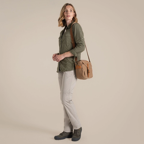 Regatta Craghoppers Women's NosiLife Adventure Long Sleeved Shirt III | Wild Olive