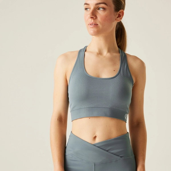 Regatta Dare 2b - Women's Don't Sweat It III Sports Bra | Element Grey