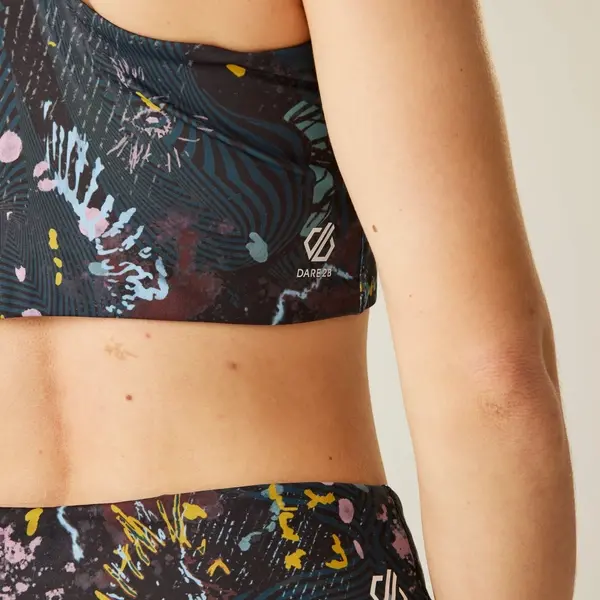 Regatta Dare 2b - Women's Swift III Sports Bra | Black Energetic Print