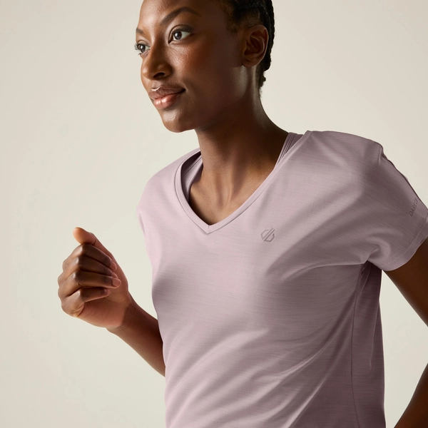 Regatta Dare 2b - Women's Vigilant Lightweight T-Shirt | Mauve Shadow
