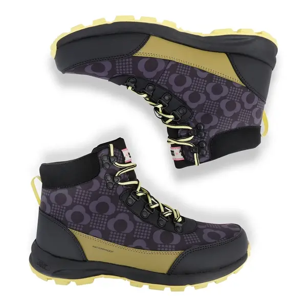 Regatta Orla Kiely Printed Outdoor Hiking Boots | Rain Cloud Grey