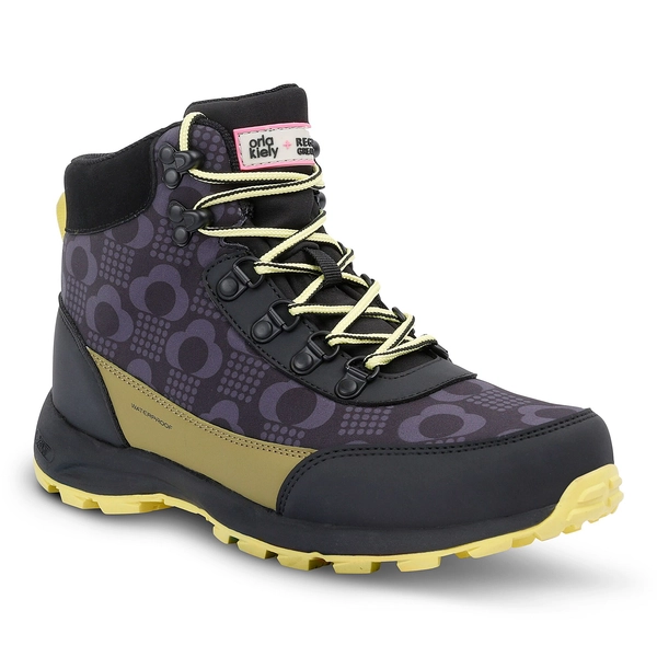 Regatta Orla Kiely Printed Outdoor Hiking Boots | Rain Cloud Grey