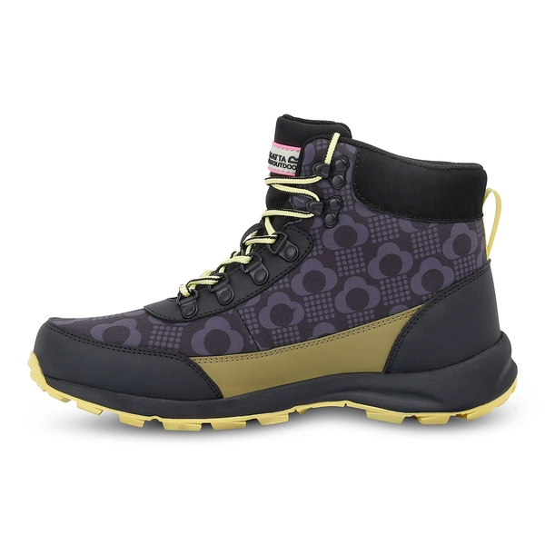 regatta Orla Kiely Printed Outdoor Hiking Boots | Rain Cloud Grey
