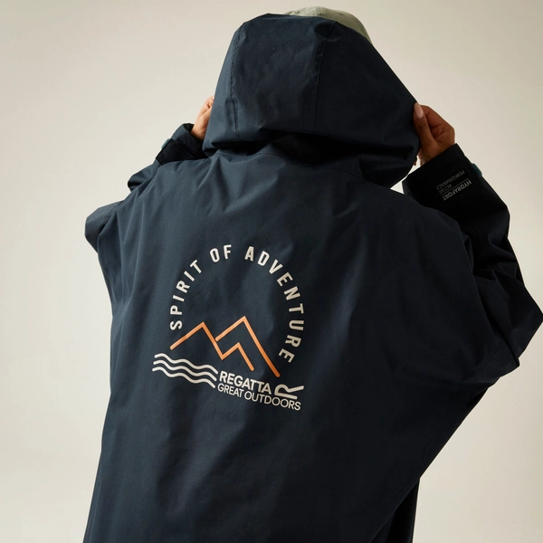 regatta Adult Waterproof Changing Robe | Navy