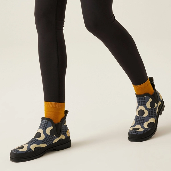 Regatta Orla Kiely Mid Welly | Rain Cloud Grey