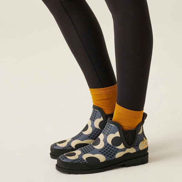 Regatta Orla Kiely Mid Welly | Rain Cloud Grey
