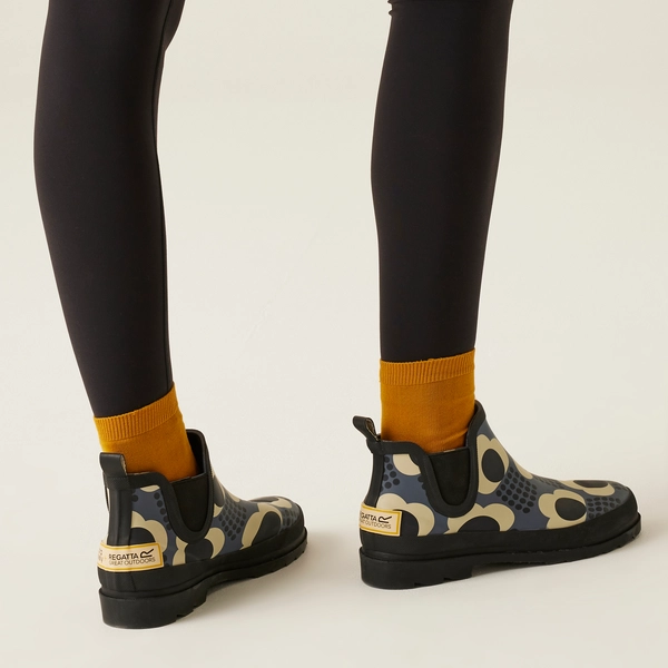 regatta Orla Kiely Mid Welly | Rain Cloud Grey