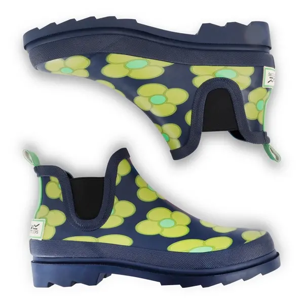 Regatta Orla Kiely Mid Welly | Spinning Flower Navy