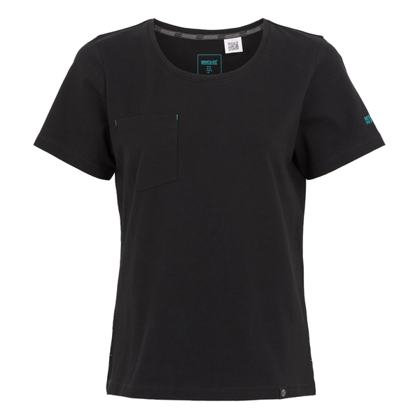 Regatta Women's ADA Cotton Stretch T-Shirt | Black