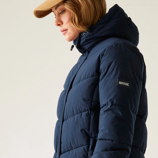 Regatta Women's Eloria Quilted Jacket | Navy Blue