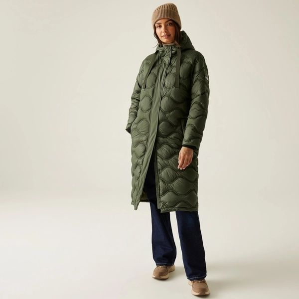 Regatta Women's Embrie Quilted Jacket | Dark Khaki