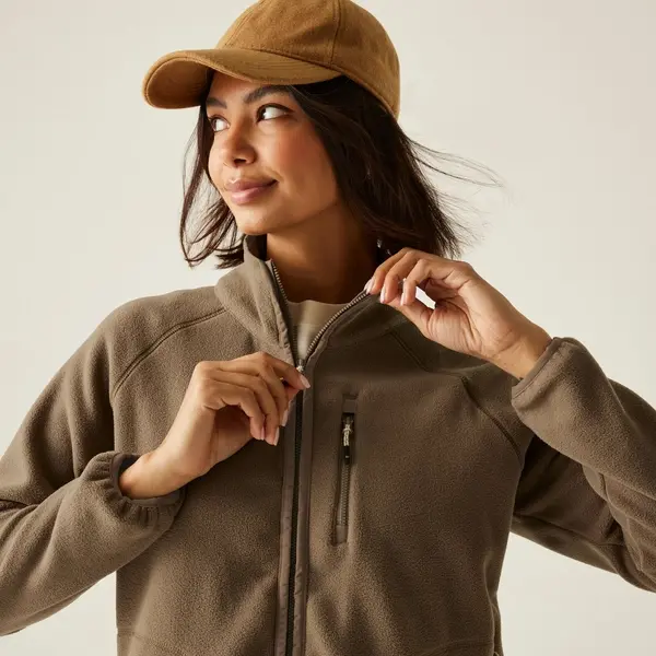 Regatta Women's Frankie Full Zip Fleece | Brown