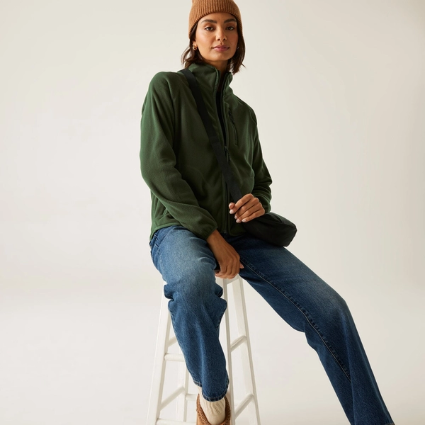 Regatta Women's Frankie Full Zip Fleece | Dark Khaki