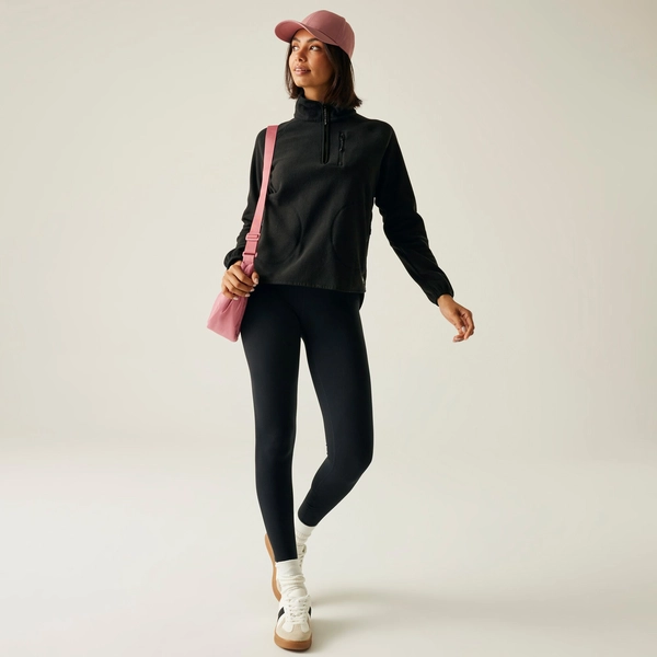 Regatta Women's Frankie Half Zip Fleece | Black