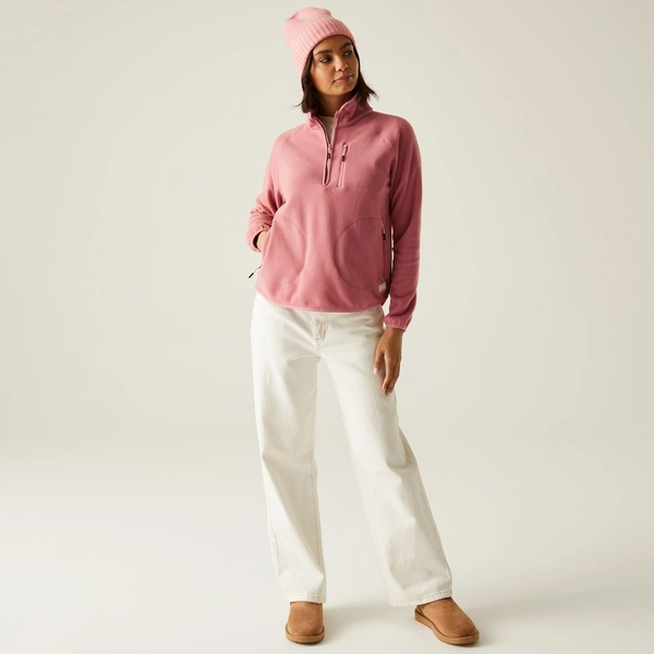 Regatta Women's Frankie Half Zip Fleece | Dusty Rose