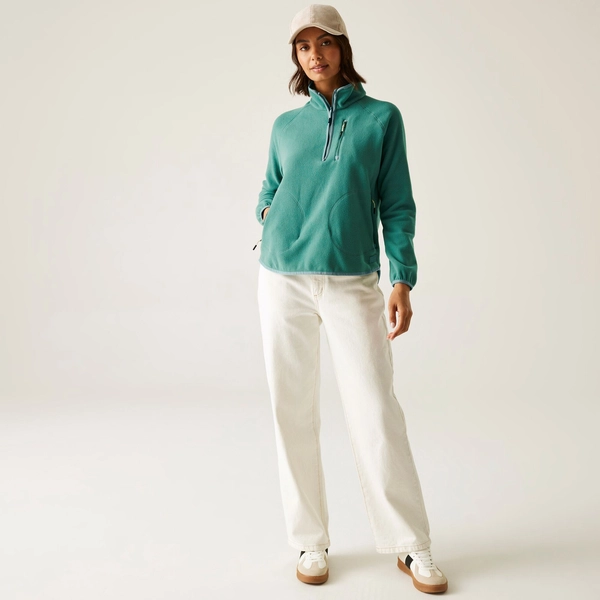Regatta Women's Frankie Half Zip Fleece | Green