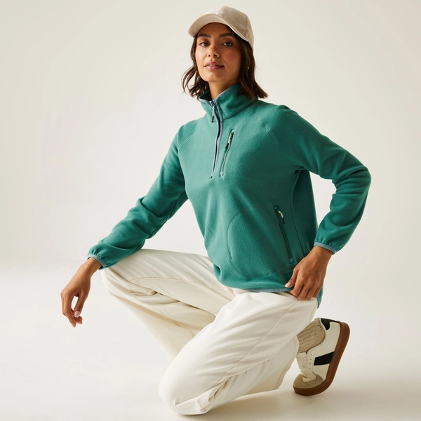 Regatta Women's Frankie Half Zip Fleece | Green
