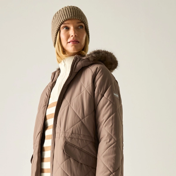 Regatta Women's Freyla Quilted Jacket | Brown
