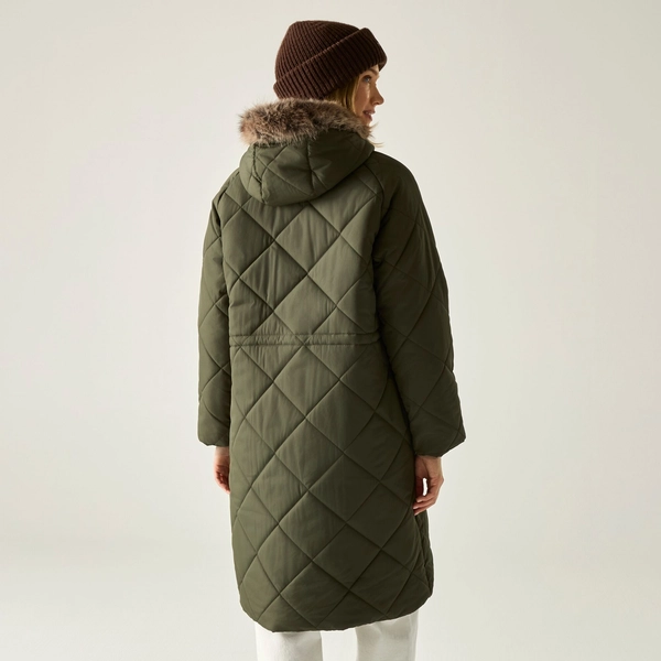 regatta Women's Freyla Quilted Jacket | Dark Khaki