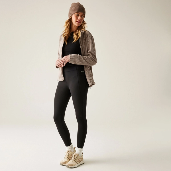 Regatta Women's Heidy Full Zip Fleece | Taupe Beige