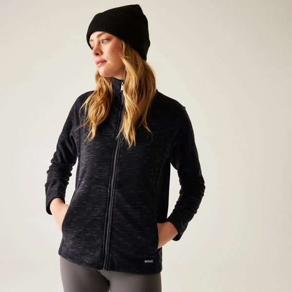 regatta Women's Mayse Full Zip Fleece | Black
