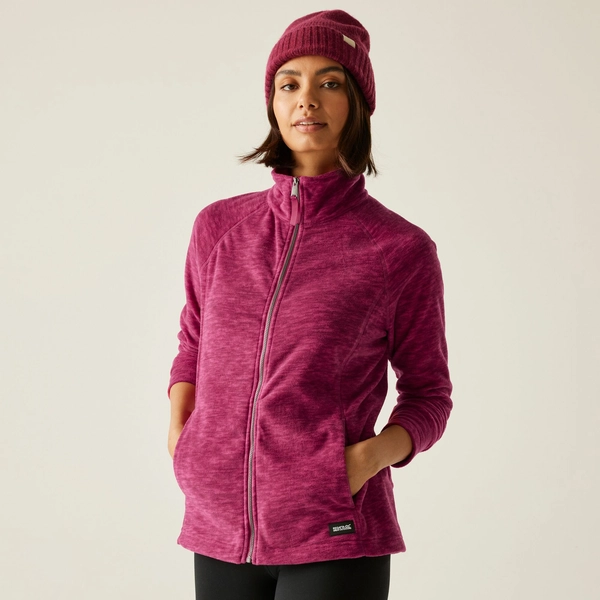 regatta Women's Mayse Full Zip Fleece | Dark Cerise
