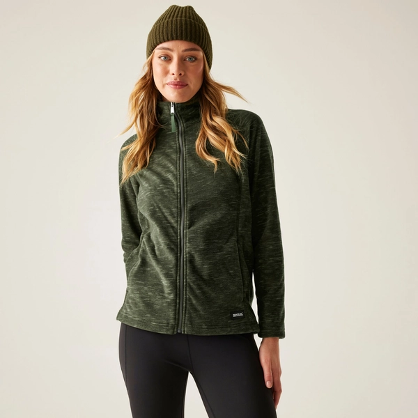 regatta Women's Mayse Full Zip Fleece | Dark Khaki