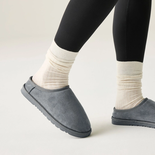 Regatta Women's Solace Slippers | Steel Grey