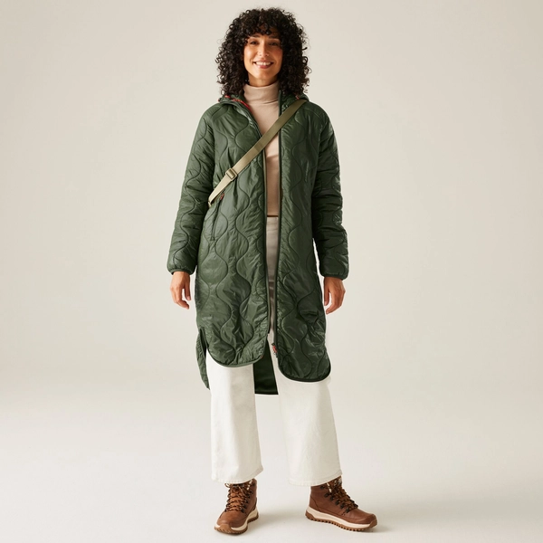 Regatta Women's Triea Quilted Jacket | Dark Khaki