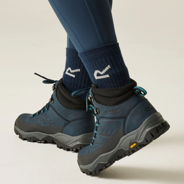 regatta Women's Blake Vibram Walking Boots | Navy Blue