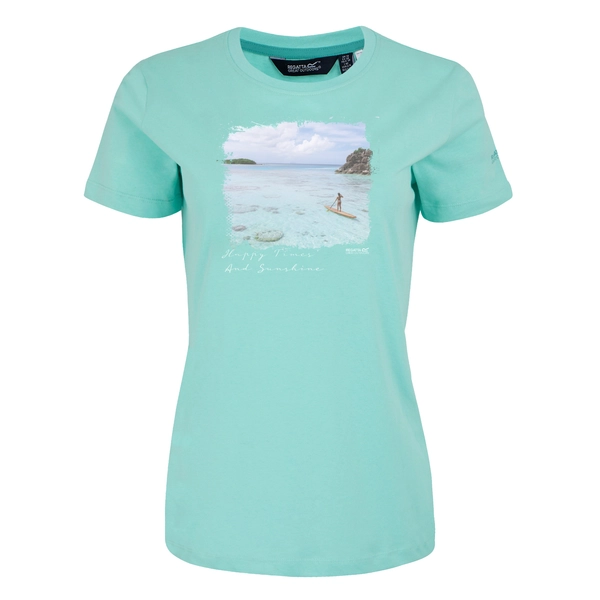 Regatta Women's Filandra VX T-Shirt | Aruba Blue Paddle Board