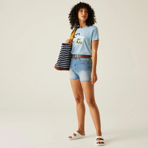 Regatta Women's Filandra VX T-Shirt | Chambray Blue Under The Sun