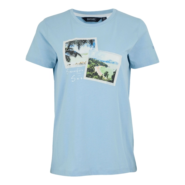 Regatta Women's Filandra VX T-Shirt | Chambray Blue Under The Sun