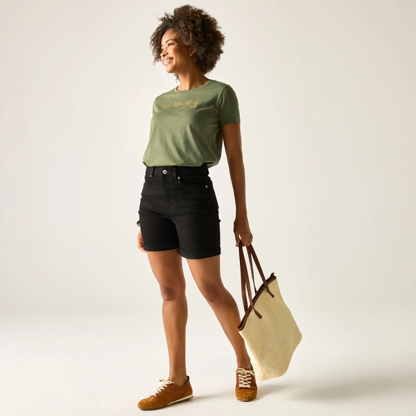 Regatta Women's Filandra VX T-Shirt | Four Leaf Clover Foil Heart