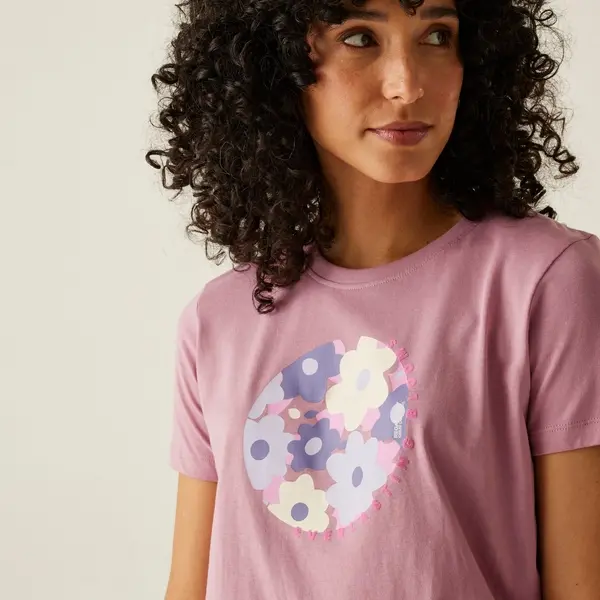 Regatta Women's Filandra VX T-Shirt | Lilas Everlasting Bloom