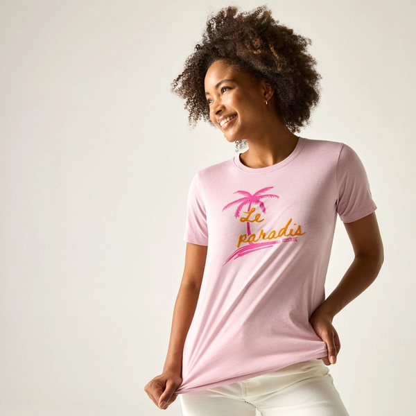 Regatta Women's Filandra VX T-Shirt | Pink Haze Le Paradis