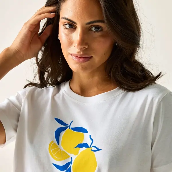 Regatta Women's Filandra VX T-Shirt | White Limonata Lemon