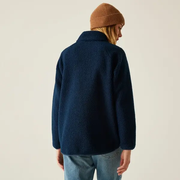 regatta Women's Frankie Borg Full Zip Fleece | Navy Blue