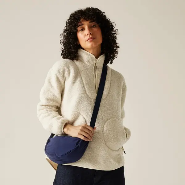 Regatta Women's Frankie Borg Half Zip Fleece | Light Vanilla
