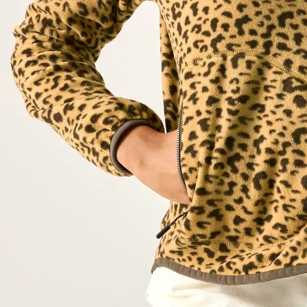 Regatta Women's Frankie Half Zip Fleece | Abstract Leopard Spot