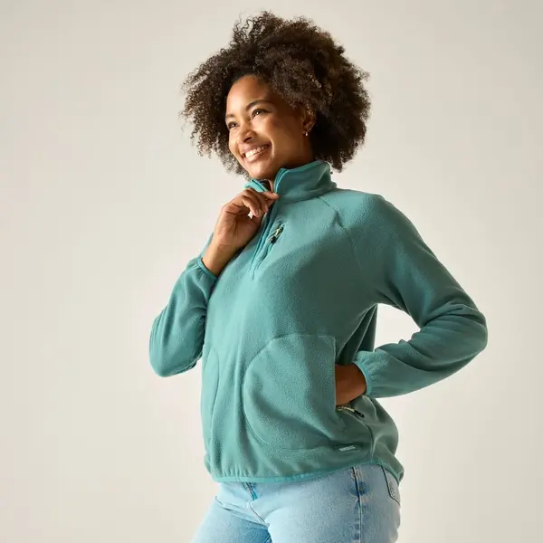 regatta Women's Frankie Half Zip Fleece | Ivy Moss Green