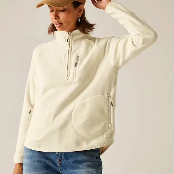Regatta Women's Frankie Half Zip Fleece | Light Vanilla