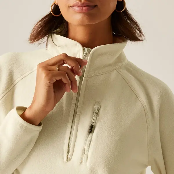 Regatta Women's Frankie Half Zip Fleece | Light Vanilla