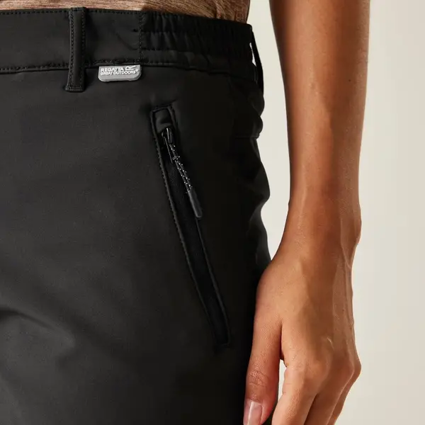 Regatta Women's Geo II Softshell Walking Trousers | Black