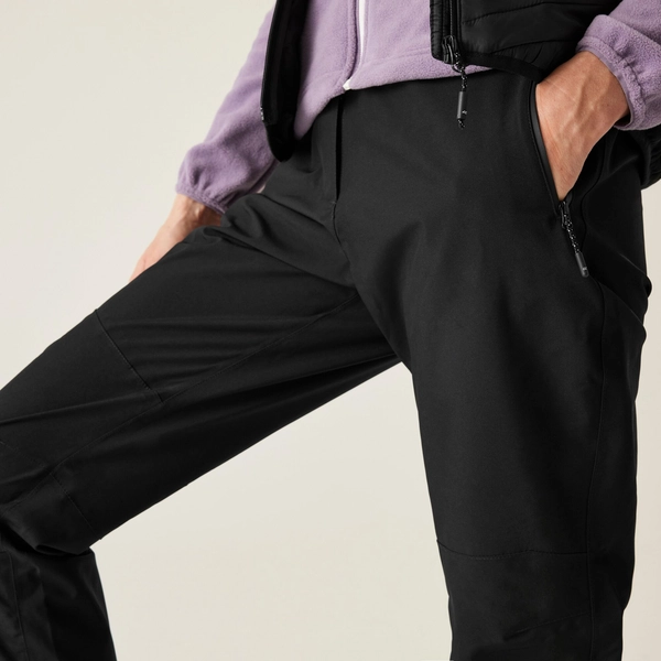 Regatta Women's Highton Waterproof Overtrousers | Black