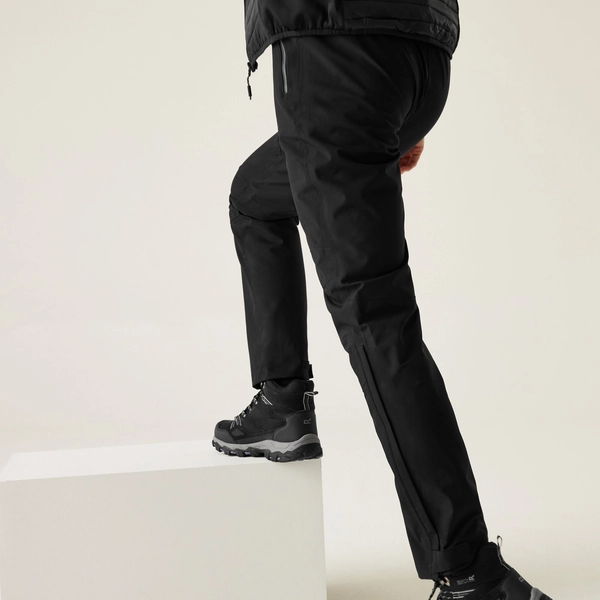 regatta Women's Highton Waterproof Overtrousers | Black