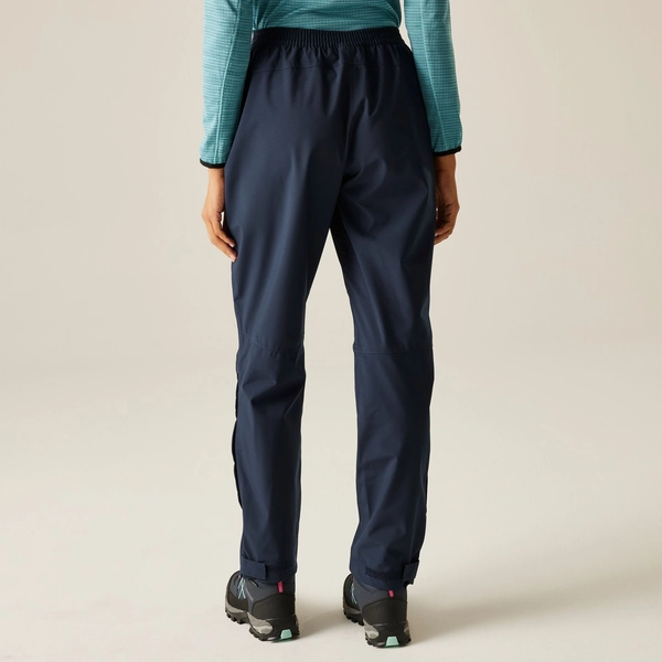 regatta Women's Highton Waterproof Overtrousers | Navy Blue