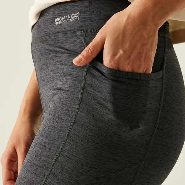 Regatta Women's Holeen II Winter Leggings | Seal Grey Marl