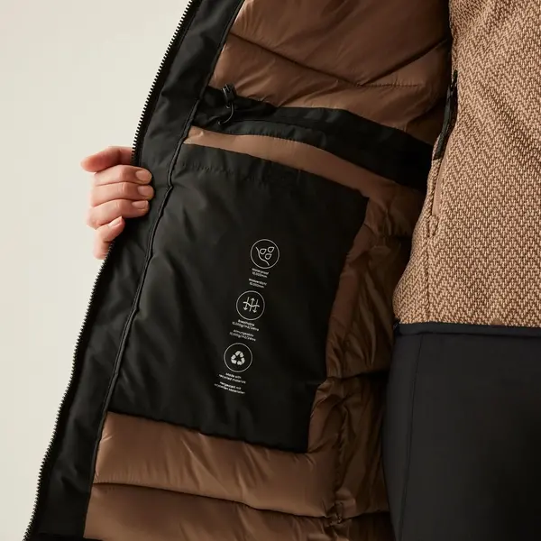 Regatta Women's Marron Waterproof Insulated Jacket | Mocha Black