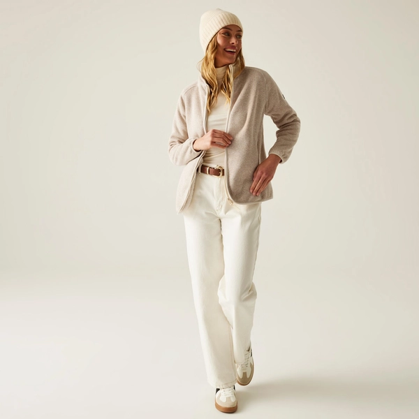 Regatta Women's Mellrey Full Zip Fleece | Light Vanilla